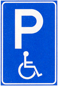 Gehandicaptenparkeerplaats Gehandicaptenparkeerplaats