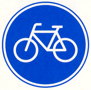 Verplicht fietspad Verplicht fietspad