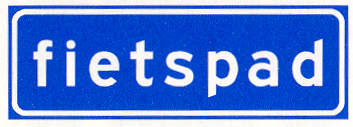 Onverplicht fietspad Onverplicht fietspad