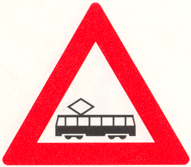 Let op: Tram(kruising) Let op: Tram(kruising)