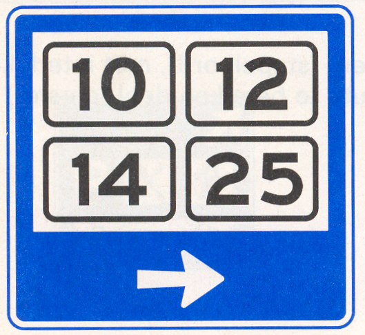 Wijkwegwijzer binnen de bebouwde kom, met wijknummers (in verkeersgebieden) Wijkwegwijzer binnen de bebouwde kom, met wijknummers (in verkeersgebieden)