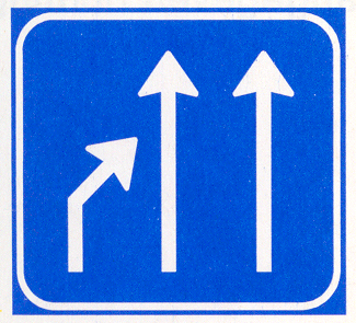 Einde rijstrook Einde rijstrook
